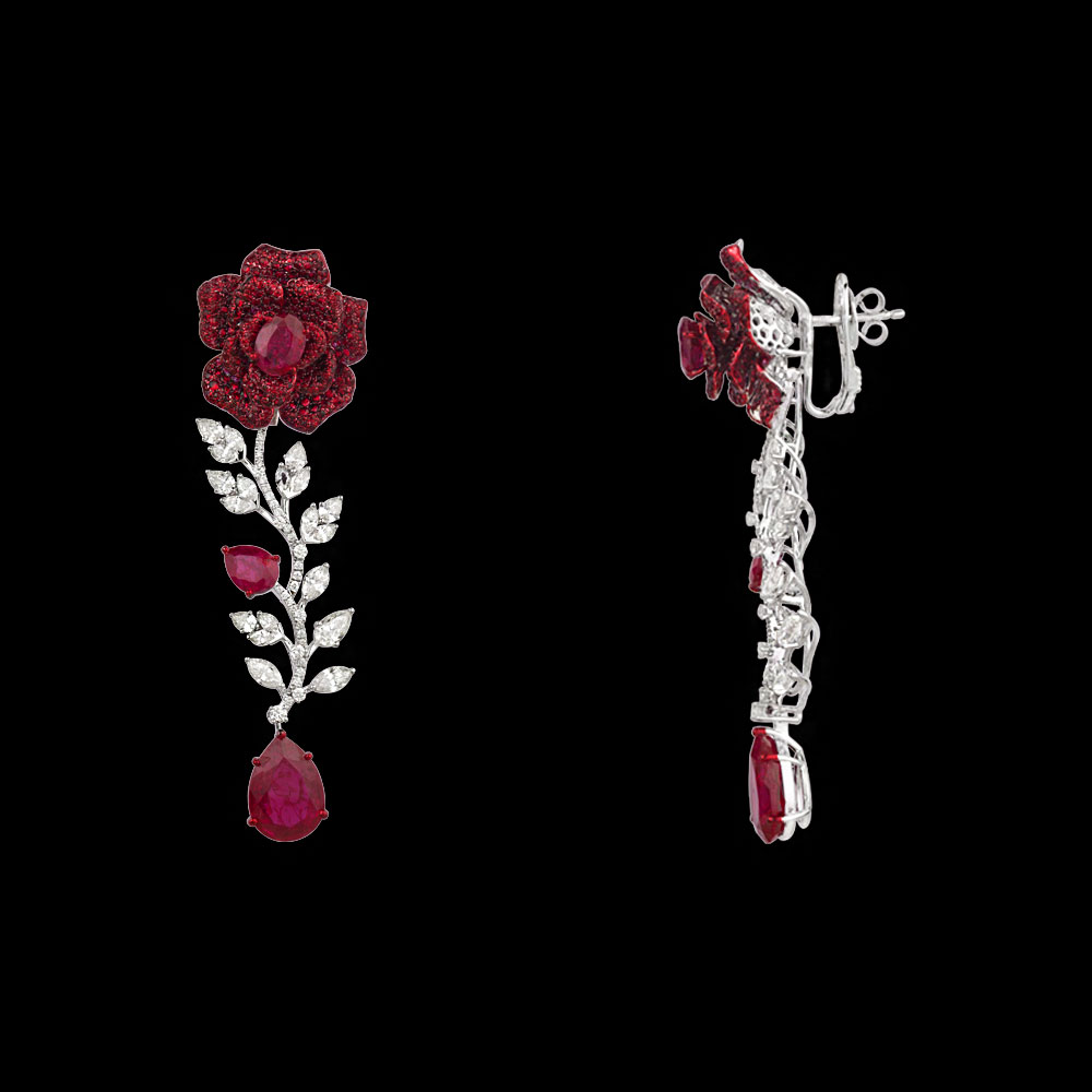 Danglers – 14K White Gold | Gharenu GH073NEVCADDI-27E(R)