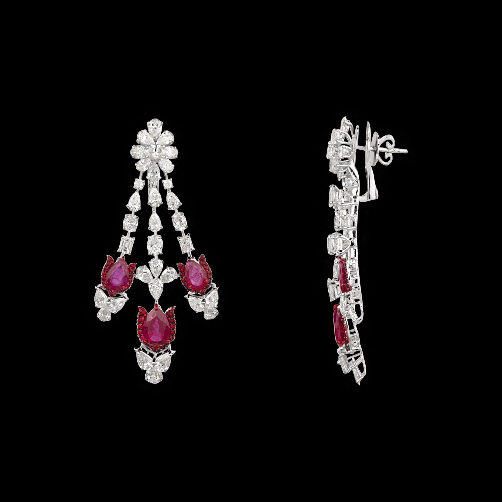 Danglers – 14K White Gold | Gharenu GH078NESKH-101B(R)
