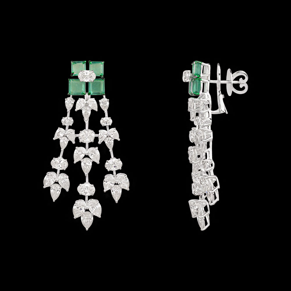 Danglers – 14K White Gold | Gharenu GH078NESPJER-0047(E)