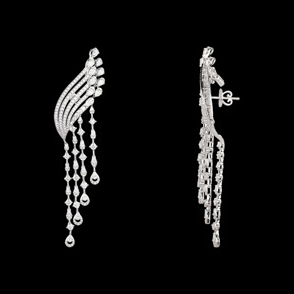Danglers – 18K White Gold | Gharenu GH078NESPJER-0107