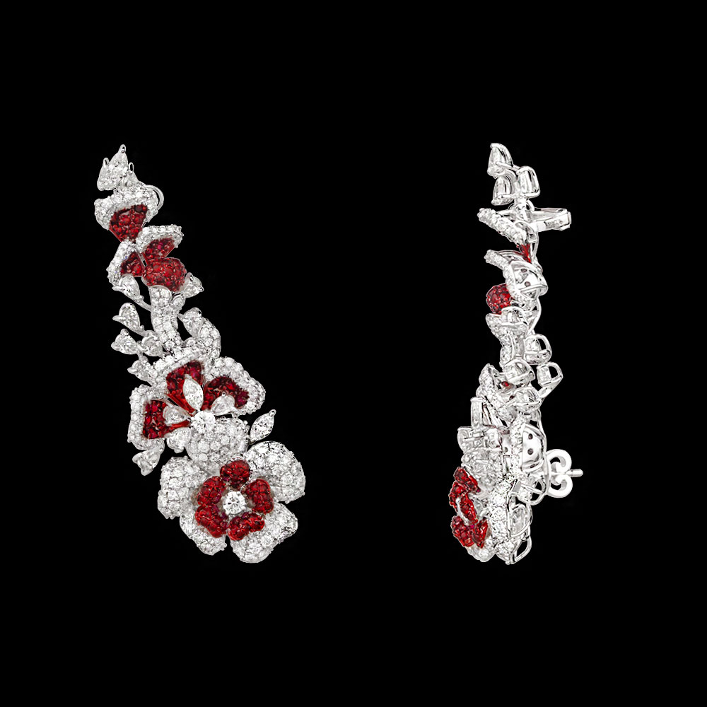 Danglers – 14K White Gold | Gharenu GH078NESPJER-0171(R)