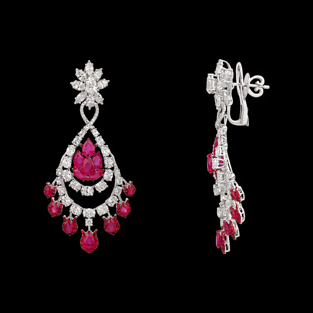 Danglers – 14K White Gold | Gharenu GH078NESPJER-0225(R)