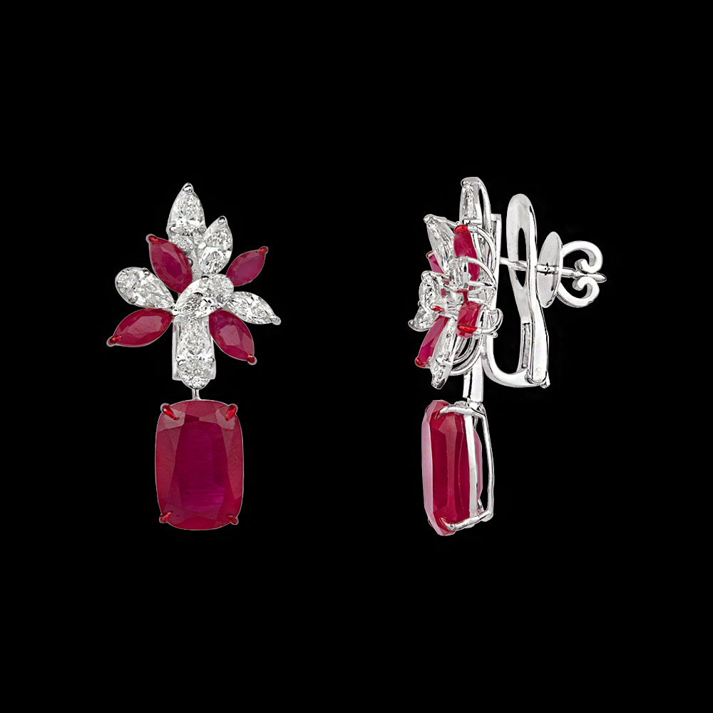 Danglers – 14K White Gold | Gharenu GH078NESPJER-0226(R)