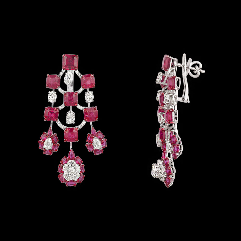 Danglers – 14K White Gold | Gharenu GH078NESPJER-0231(R)