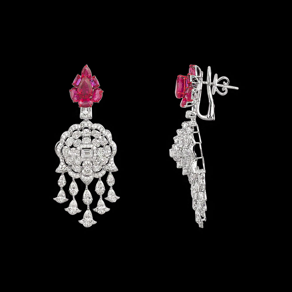 Danglers – 14K White Gold | Gharenu GH078NESPJER-0239(R)