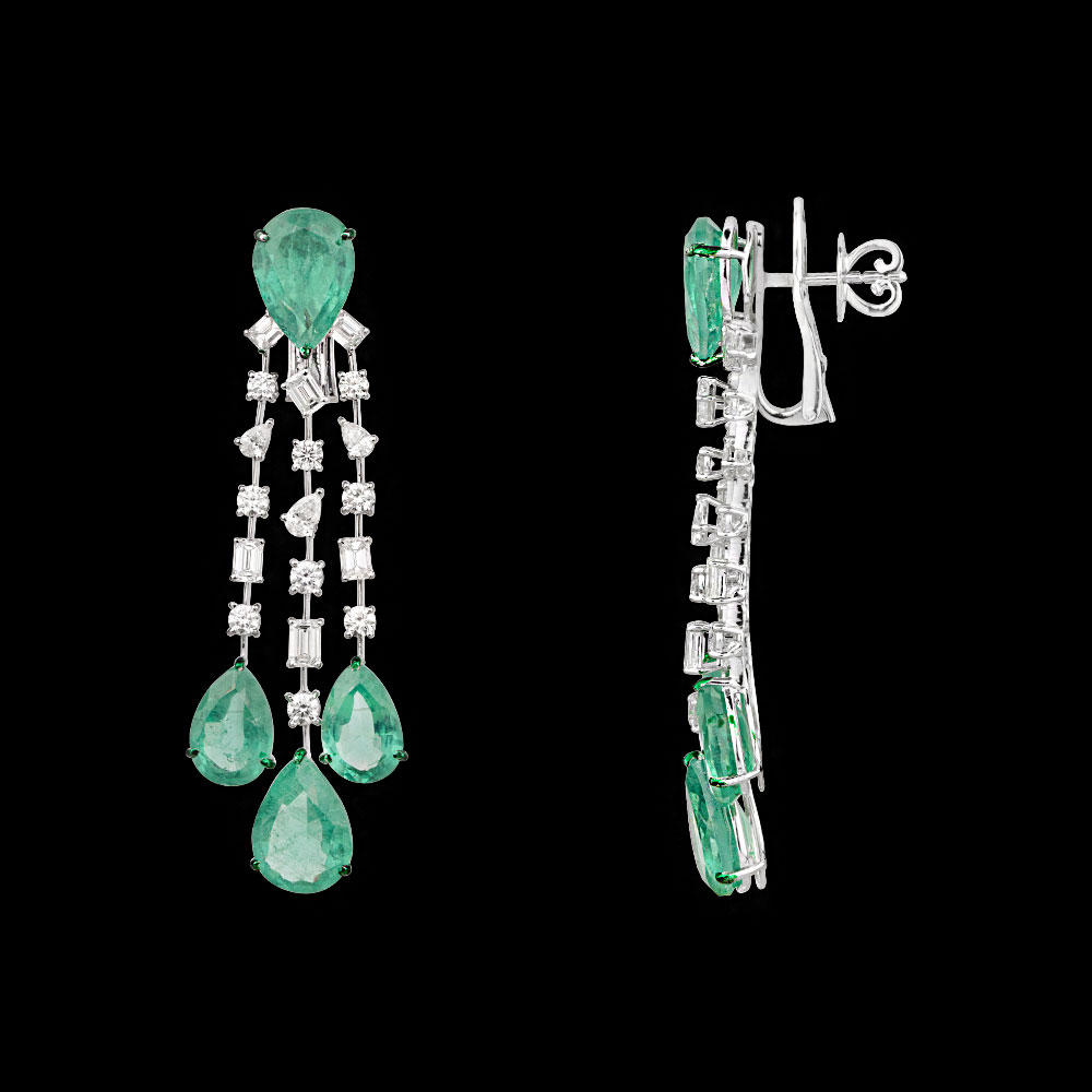 Danglers – 14K White Gold | Gharenu GH078NESPJER-0246(E)