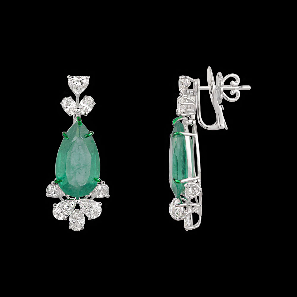 Danglers – 14K White Gold | Gharenu GH078NESPJER-0280(E)