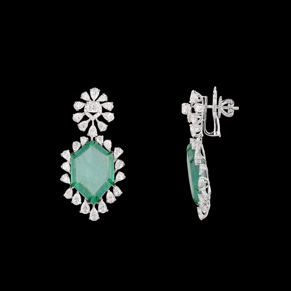 Danglers – 14K White Gold | Gharenu GH078NESPJER-0290(E)