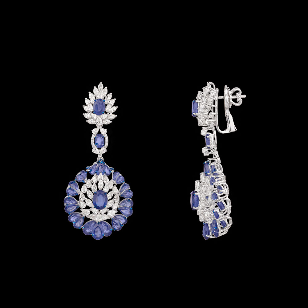Danglers – 14K White Gold | Gharenu GH078NESPJER-0305(B)