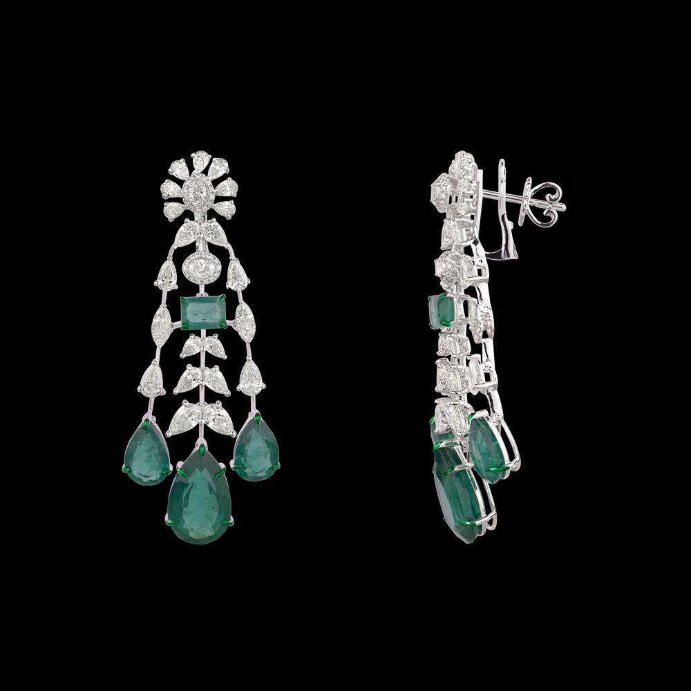 Danglers – 14K White Gold | Gharenu GH078NESPJER-0309(E)