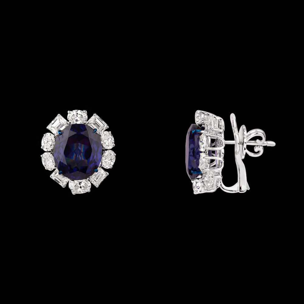 Studs – 14K White Gold | Gharenu GH078NESPJER-0314(B)