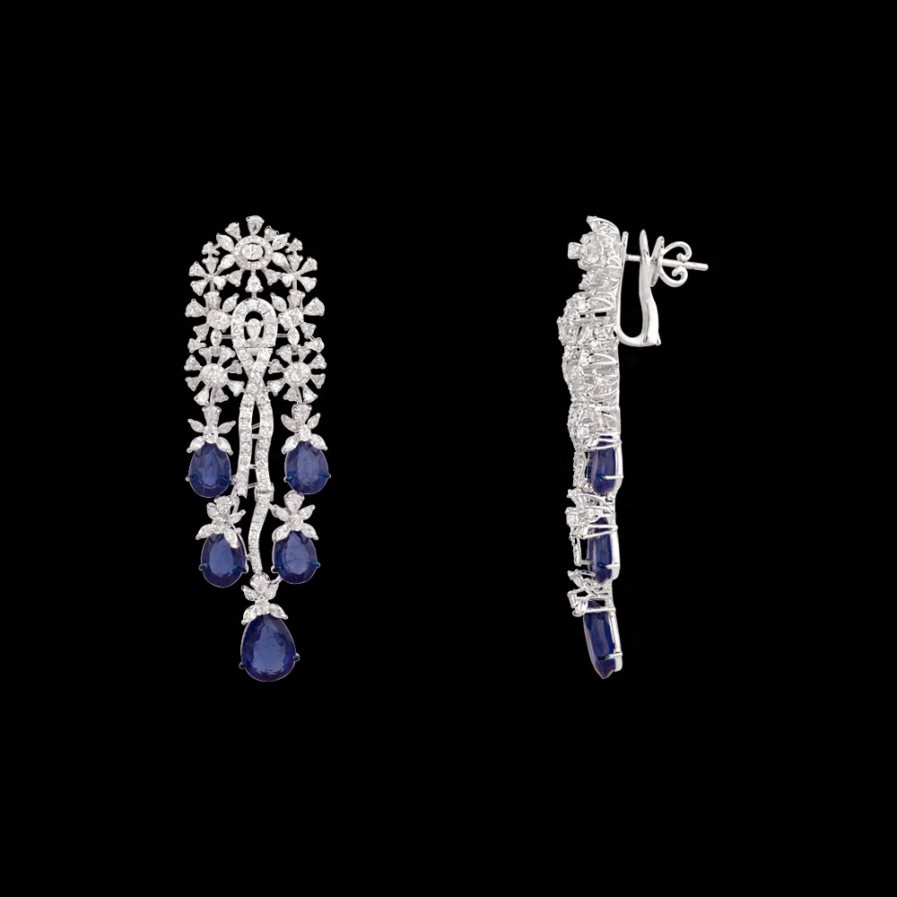Danglers – 14K White Gold | Gharenu GH078NESPJER-0319(B)