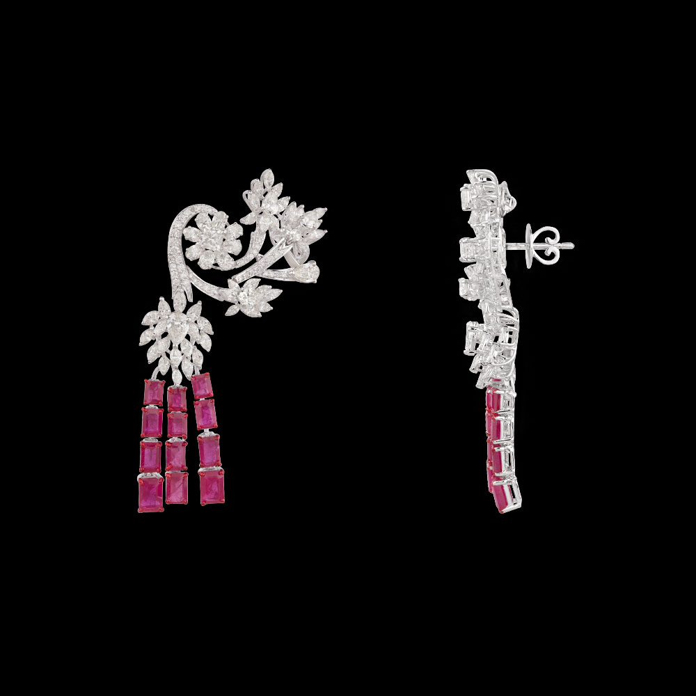 Danglers – 14K White Gold | Gharenu GH078NESPJER-0350(PK)