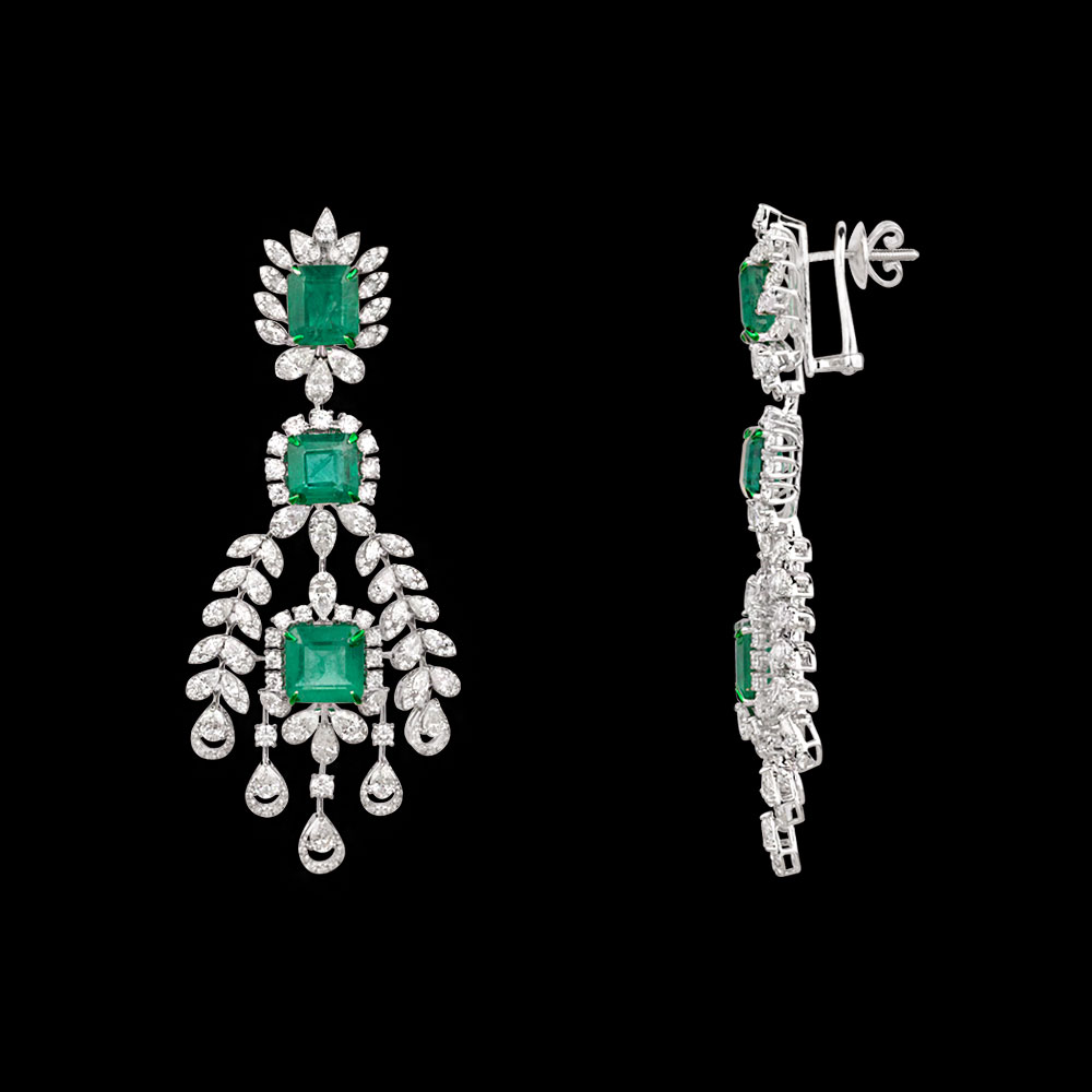 Danglers – 18K White Gold | Gharenu GH078NESPJER0002(E)