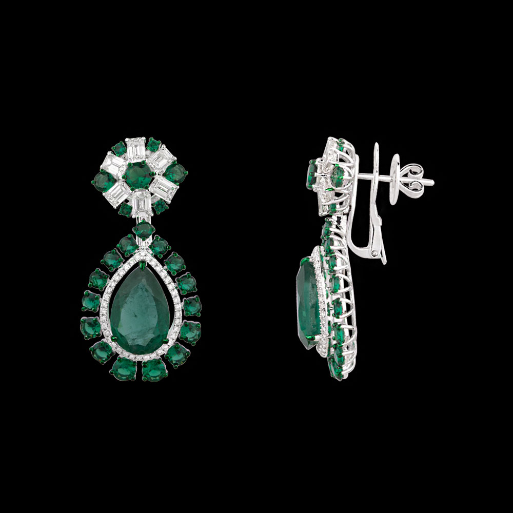 Danglers – 18K White Gold | Gharenu GH081ERGER0563(E)