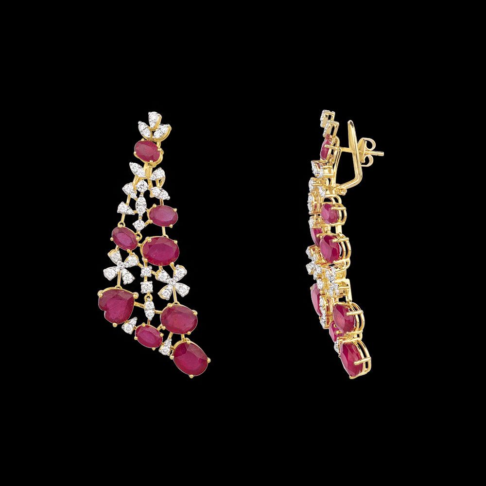 Danglers – 14K Yellow Gold | Gharenu GH081NEER0321(R)