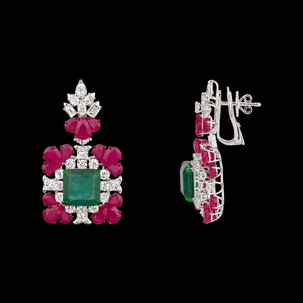 Danglers – 14K White Gold | Gharenu GH081NEER0435(R-E)