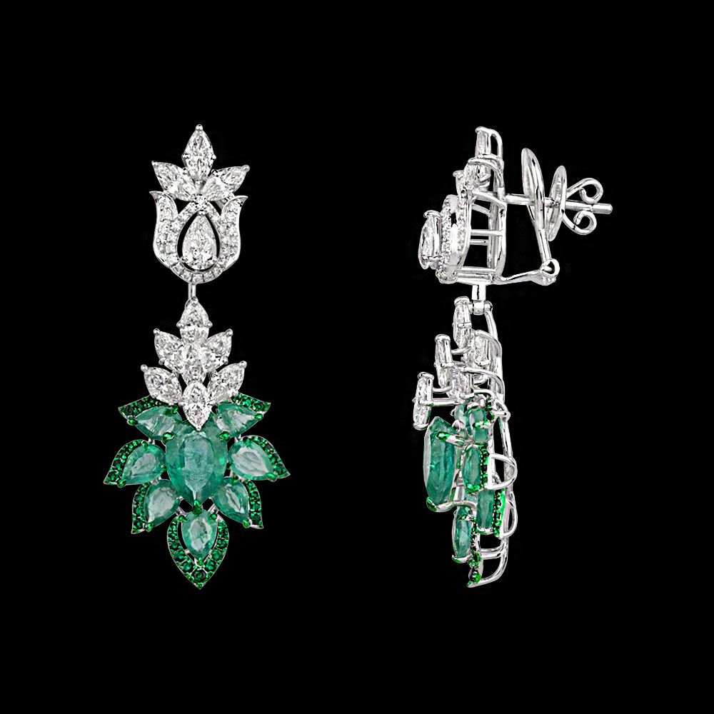 Danglers – 14K White Gold | Gharenu GH081NEER0458(E)