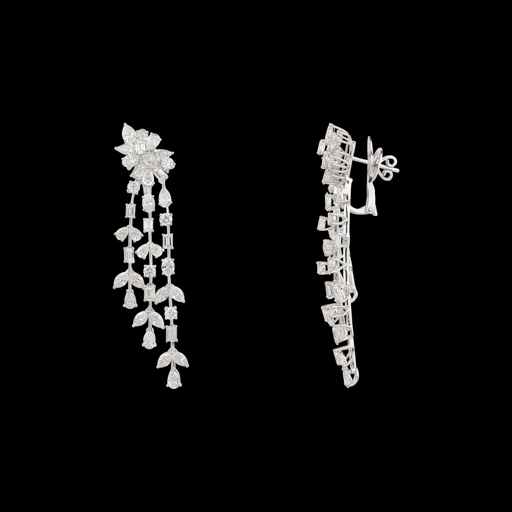 Danglers – 14K White Gold | Gharenu GH081NEER0459 Danglers – 14K White Gold | Gharenu GH081NEER0459