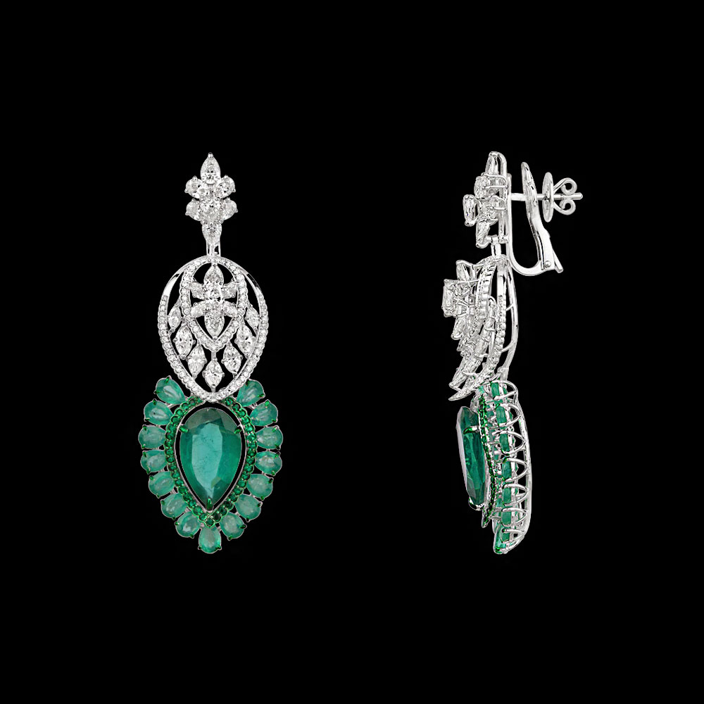 Danglers – 14K White Gold | Gharenu GH081NEER0471(E)