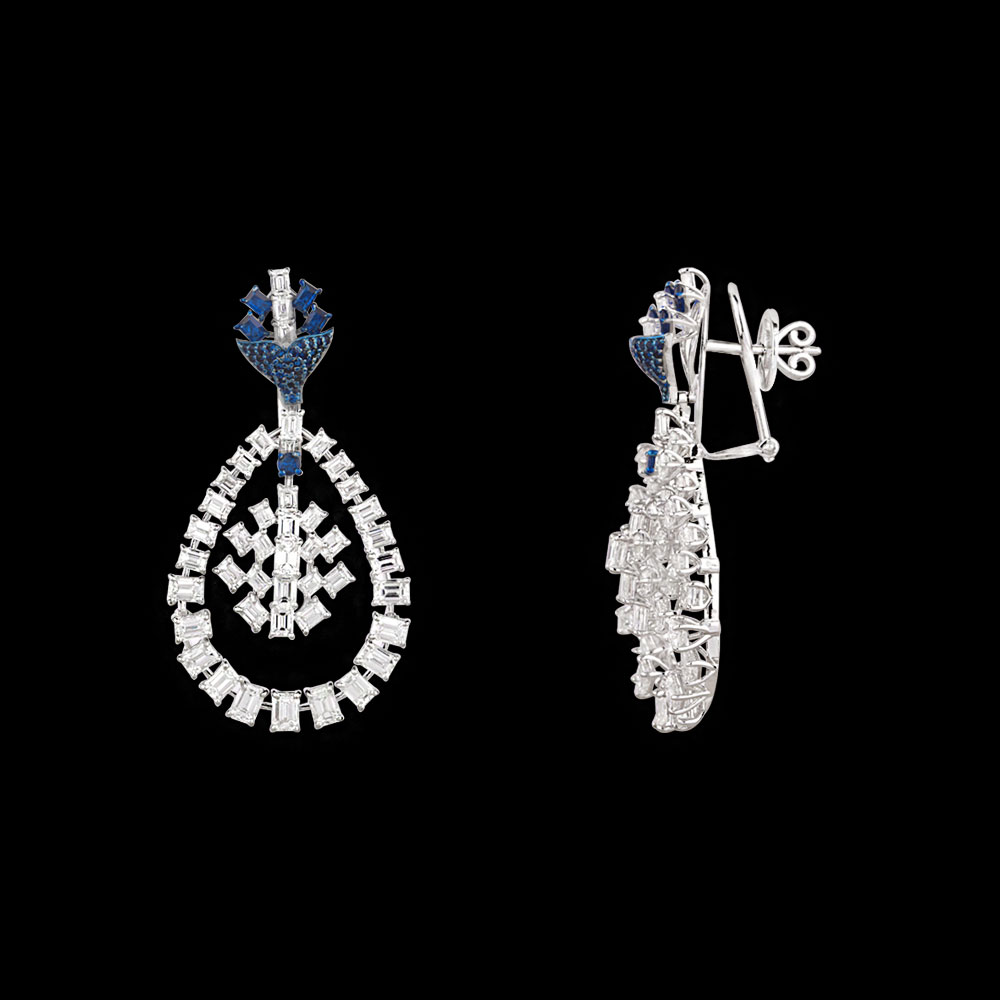Danglers – 14K White Gold | Gharenu GH081NEER0479(B)