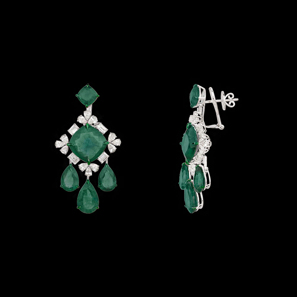 Danglers – 14K White Gold | Gharenu GH081NEER0492(E)