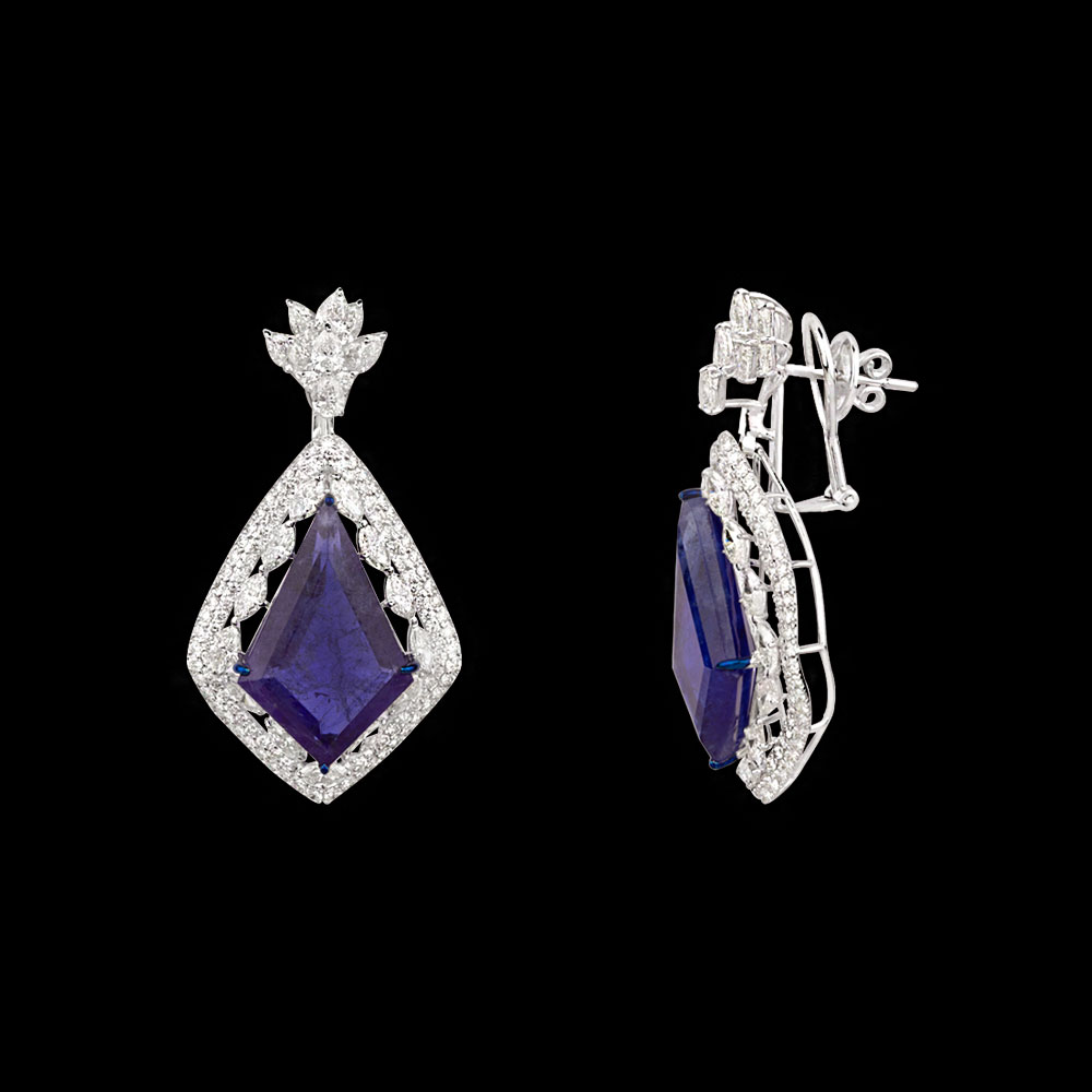 Danglers – 14K White Gold | Gharenu GH081NEER0502(B)