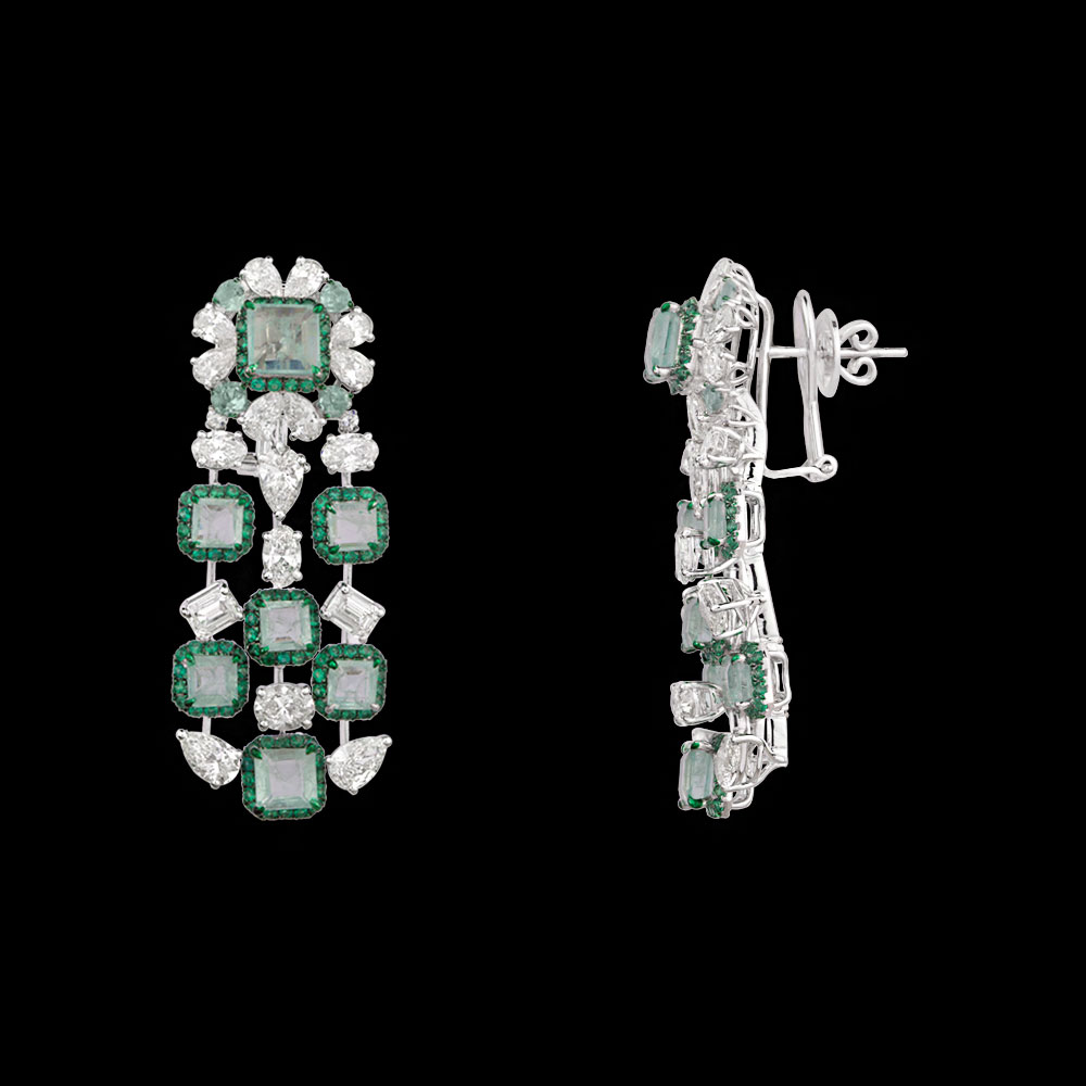 Danglers – 14K White Gold | Gharenu GH081NEER0536(E)