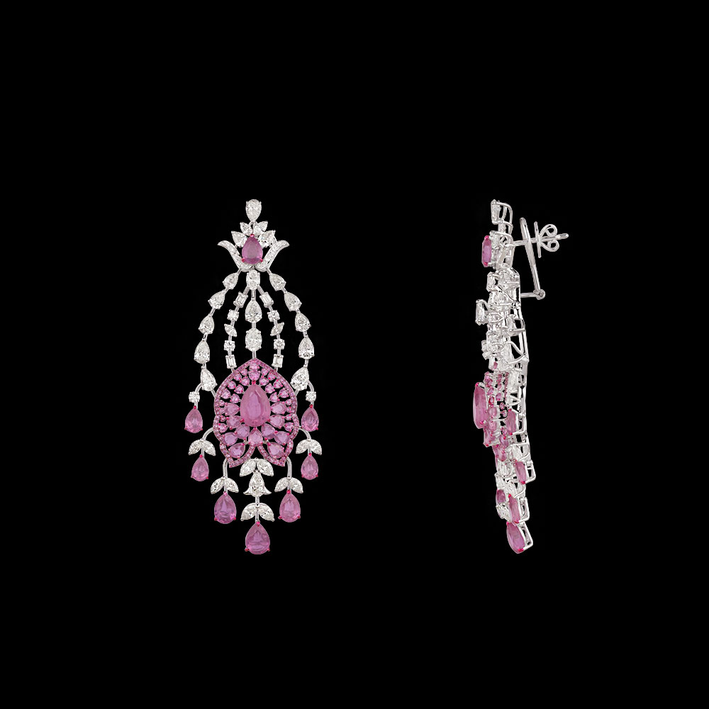 Danglers – 14K White Gold | Gharenu GH081NEER0539(PK)
