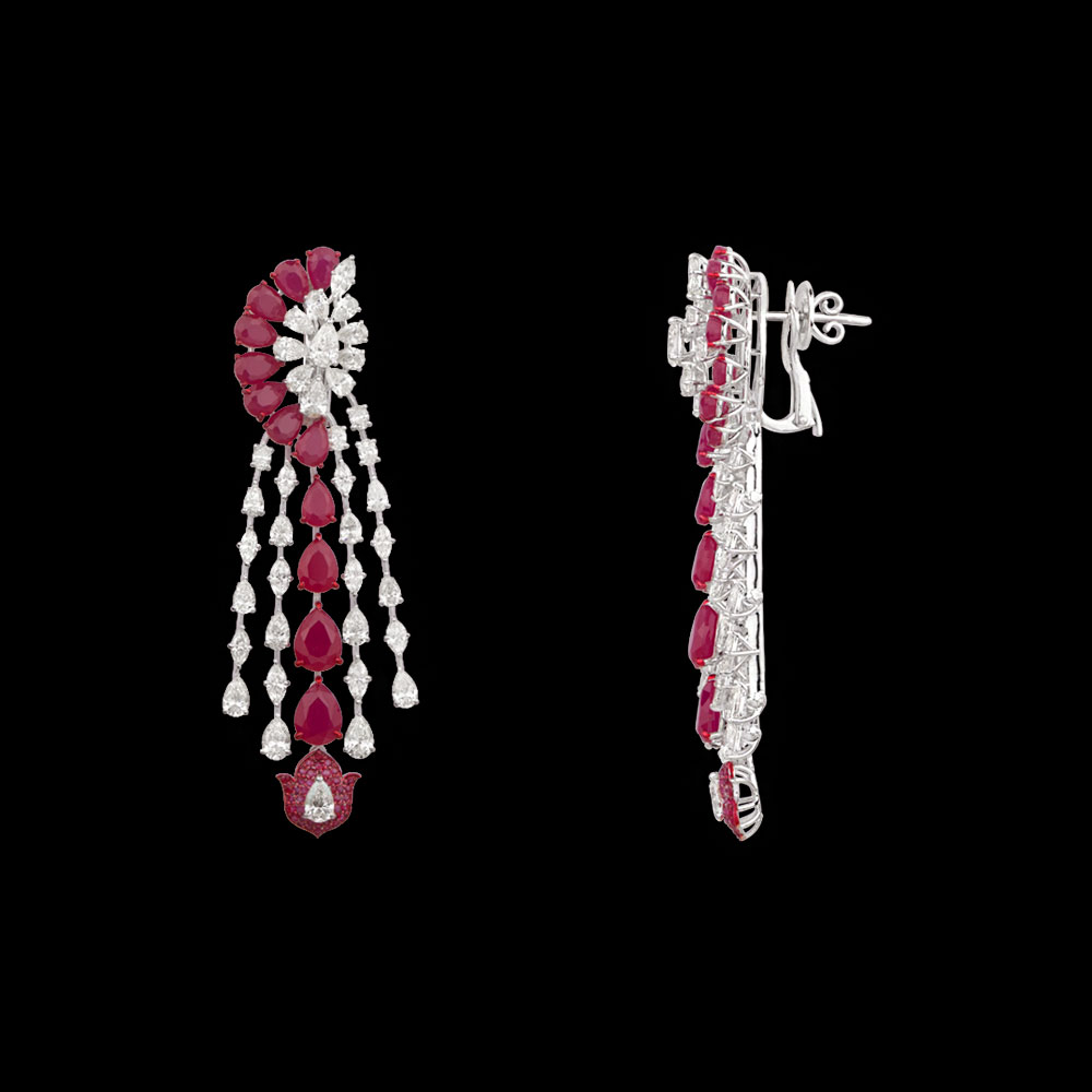 Danglers – 14K White Gold | Gharenu GH081NEER0555(R)