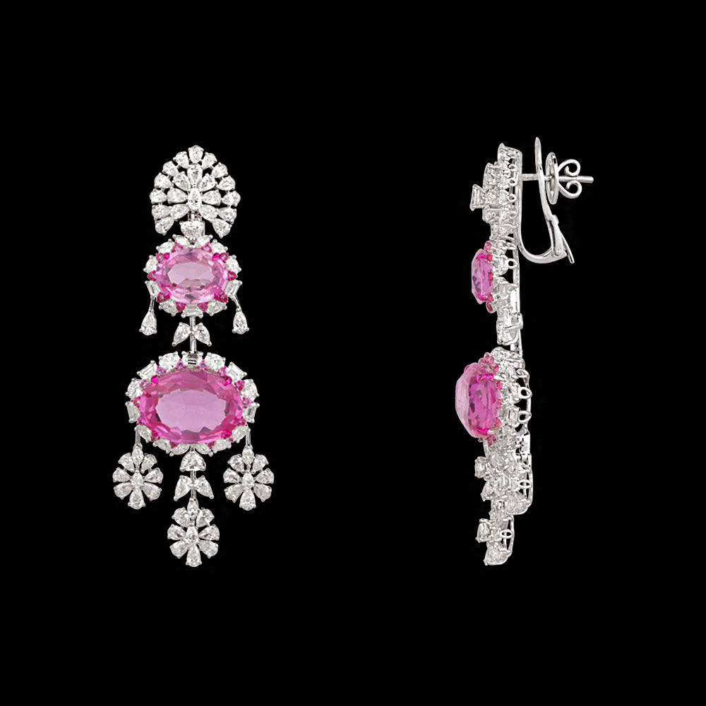 Danglers – 18K White Gold | Gharenu GH081NEER0565(PK)