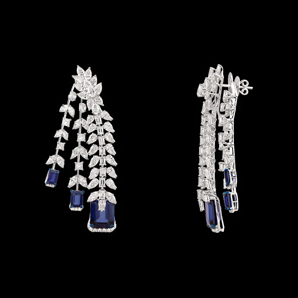 Danglers – 14K White Gold | Gharenu GH081NEER3944(B)