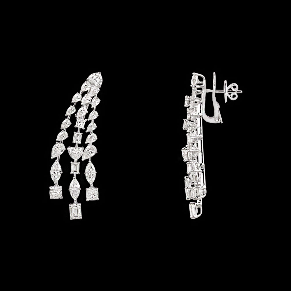 Danglers – 14K White Gold | Gharenu GH081NEER4520