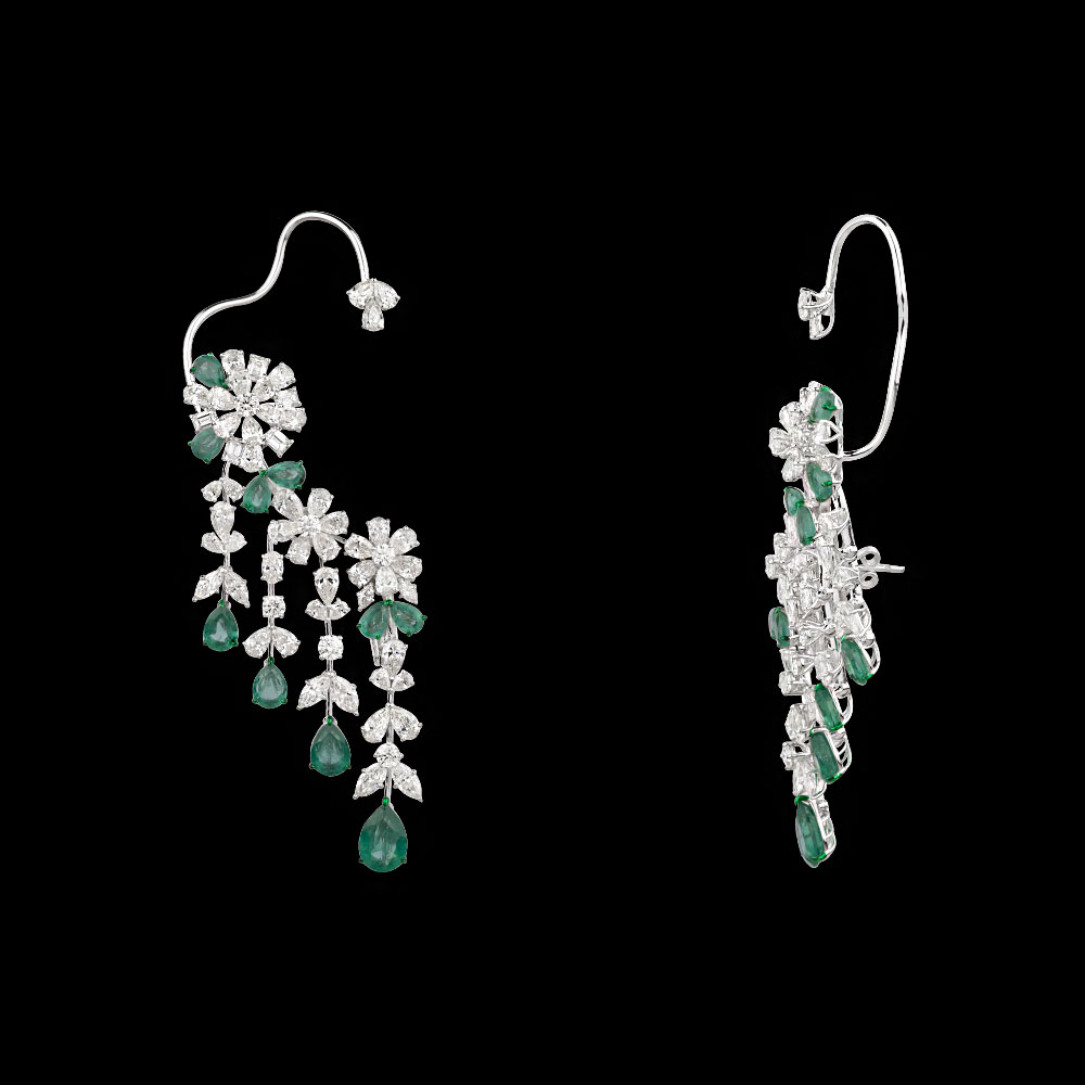 Earcuffs – 14K White Gold | Gharenu GH081NESKH-431(E)