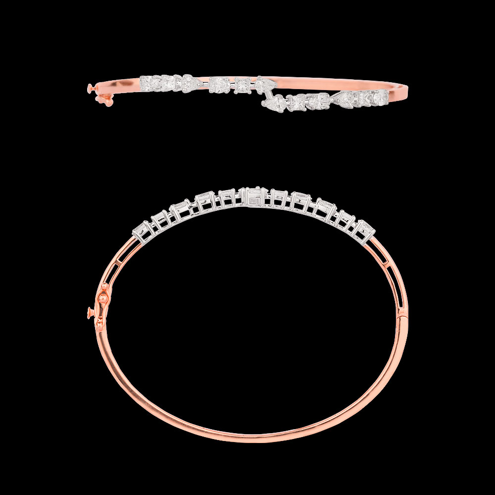 18K Two Tone (Rose Gold + White Gold) KADAS