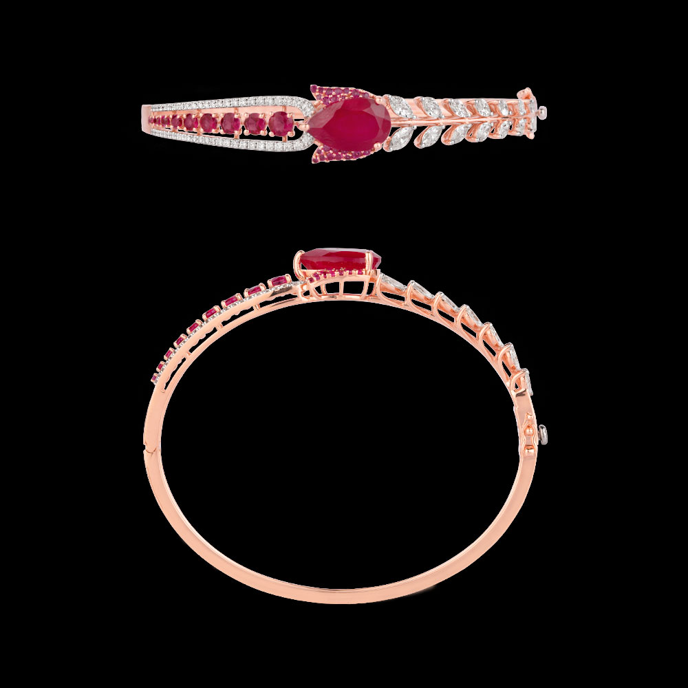 18K Rose Gold GEMSTONE KADAS