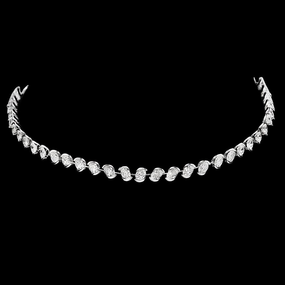 Delicate Necklaces – 14K White Gold | Gharenu GH004NCKNDP13035
