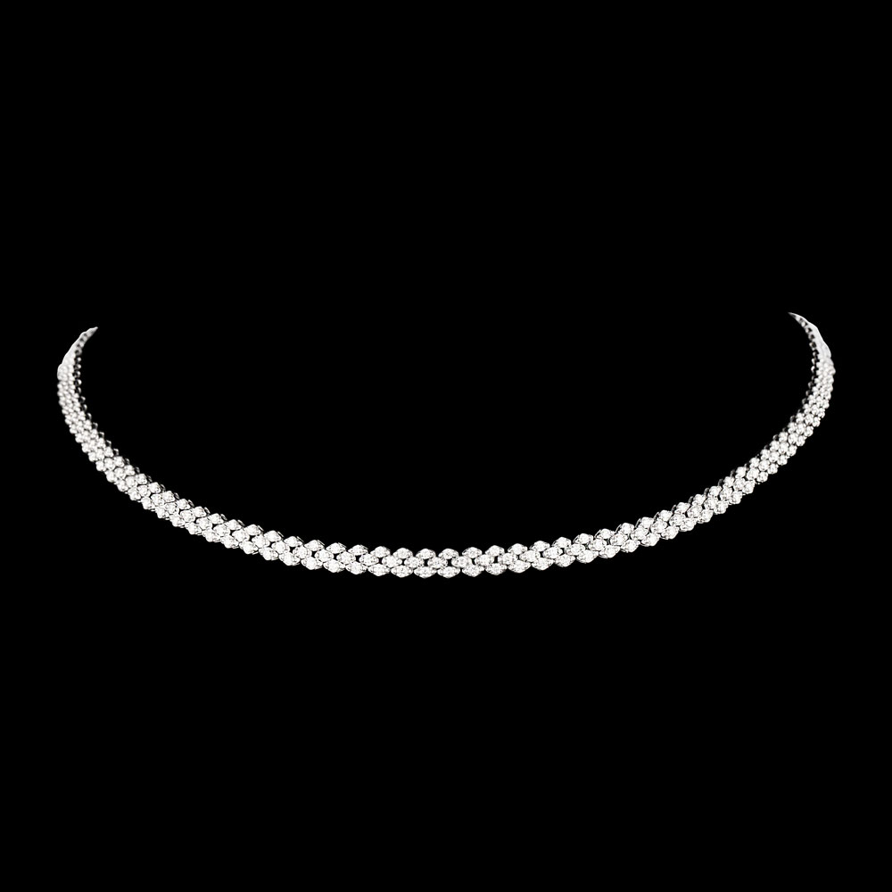 18K White Gold STRING NECKLACES