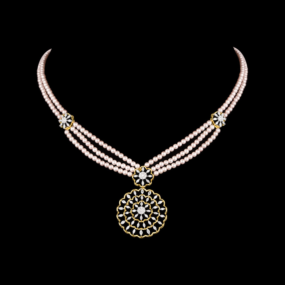 18K Two Tone (White Gold + Yellow Gold) DELICATE NECKLACES