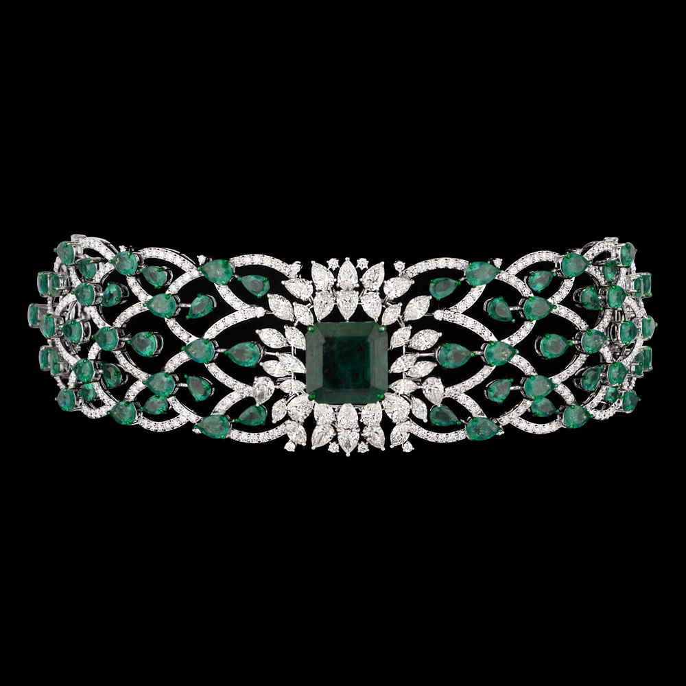 Exclusive Necklaces – 18K White Gold | Gharenu GH075NCKIJNK011(E)