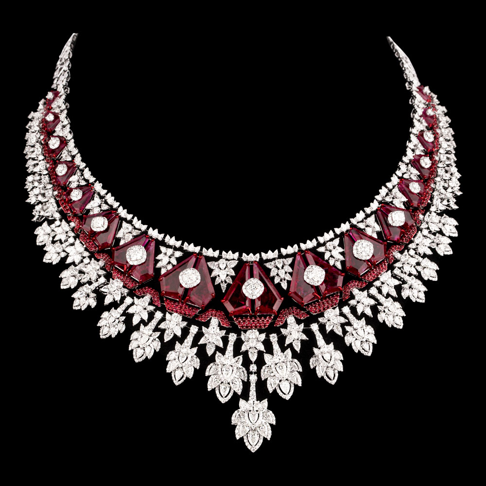 18K White Gold GEMSTONE NECKLACES