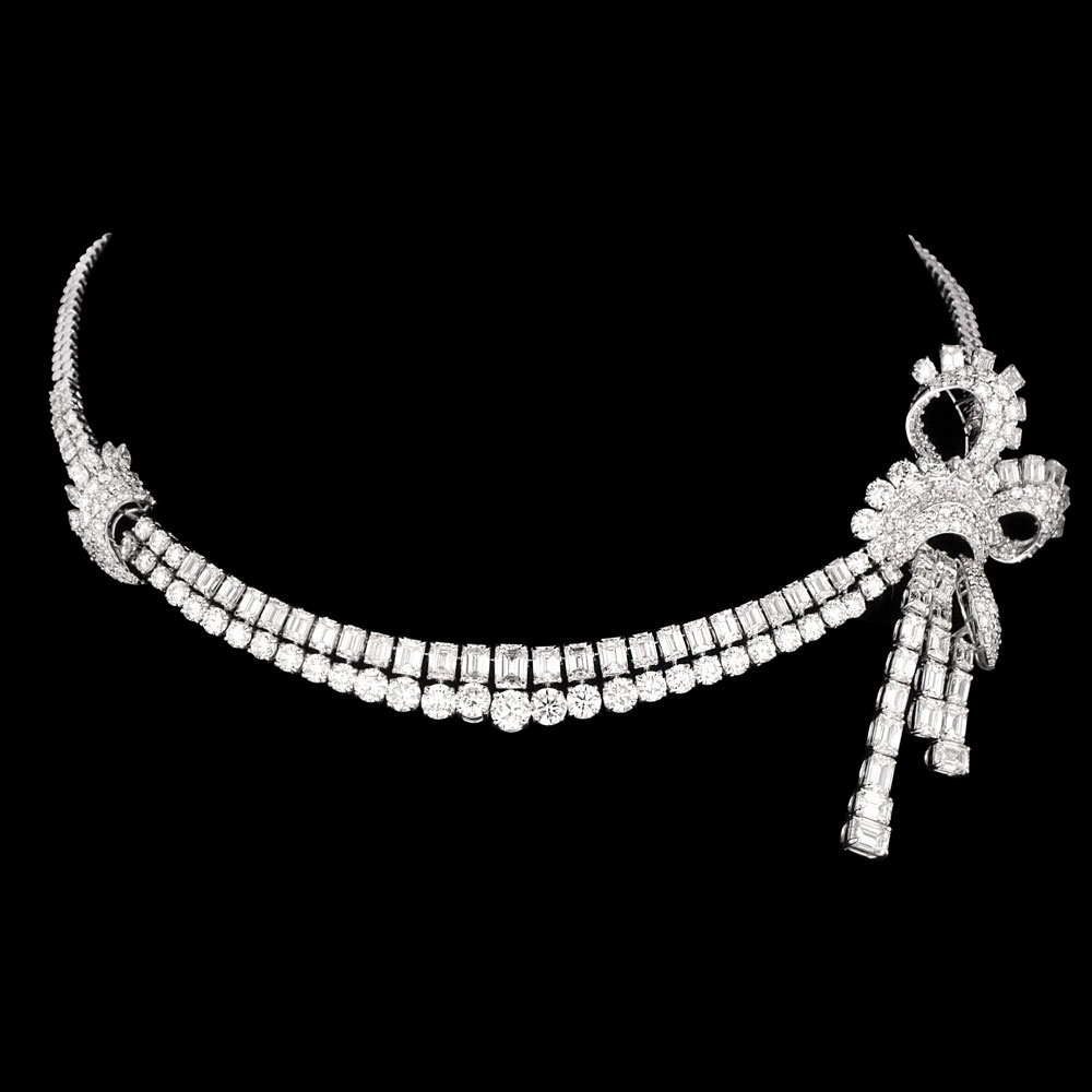 Exclusive Necklaces – 18K White Gold | Gharenu GH078NCKSPJNK-0109