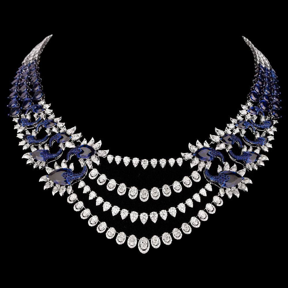Exclusive Necklaces – 18K White Gold | Gharenu GH081NCKNK0284(B)