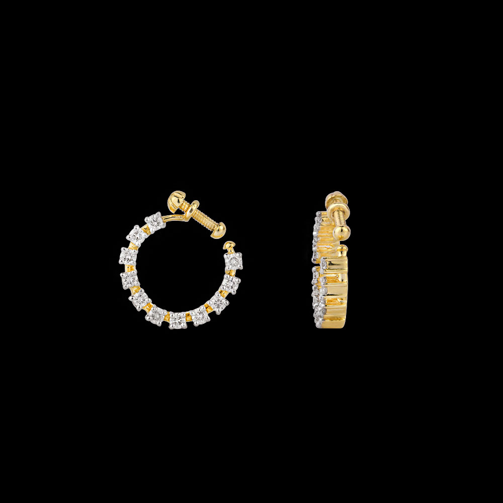 Nose Ring Nosepins – 14K Yellow Gold | Gharenu GH004NSPBSP12076