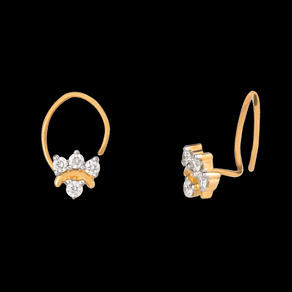 14K Yellow Gold WIRE NOSEPINS