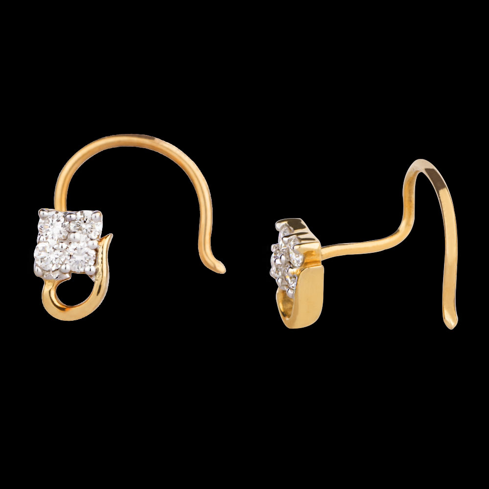 18K Yellow Gold WIRE NOSEPINS