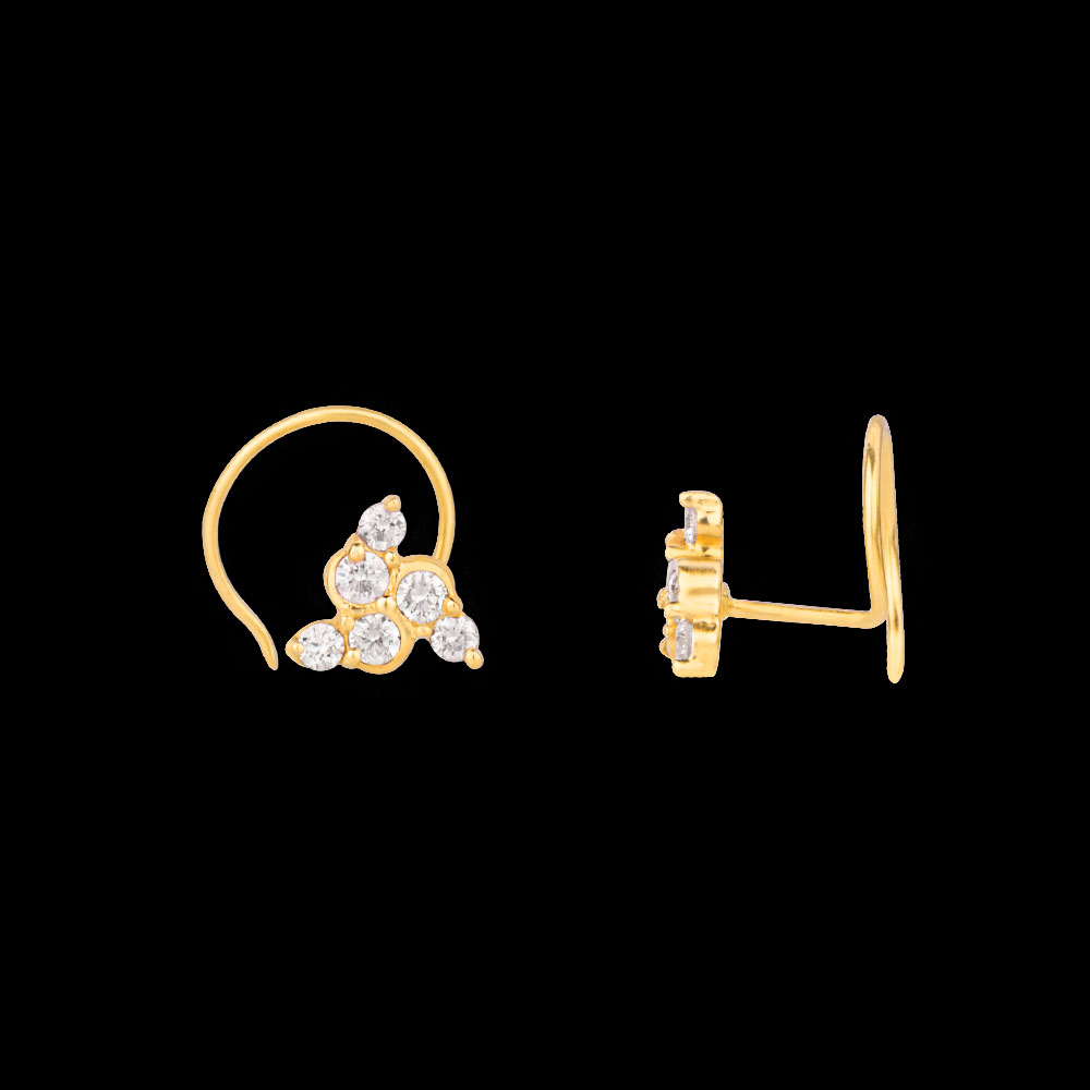 14K Yellow Gold WIRE NOSEPINS