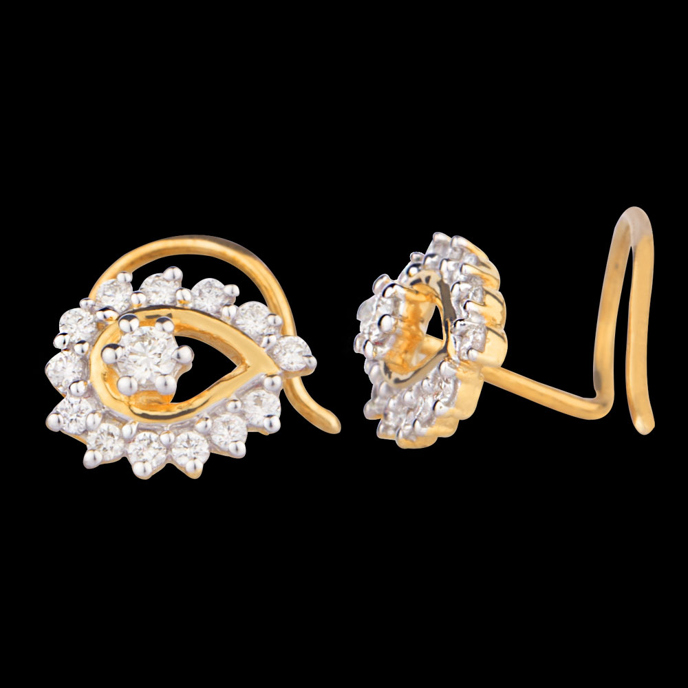 18K Yellow Gold WIRE NOSEPINS