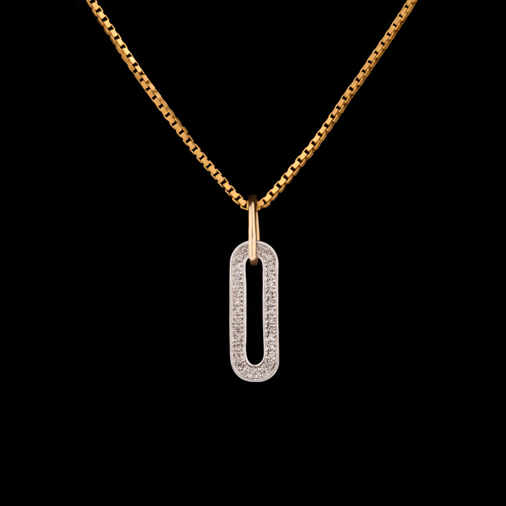 14K Two Tone (Rose Gold + Yellow Gold) DAILY WEAR PENDANTS