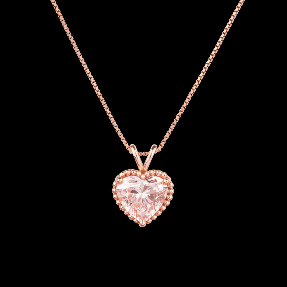 Daily Wear Pendants – 18K Rose Gold | Gharenu GH004PNDBSP201129 Daily Wear Pendants – 18K Rose Gold | Gharenu GH004PNDBSP201129